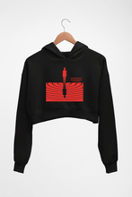 Load image into Gallery viewer, Stranger Things Crop HOODIE FOR WOMEN-Black-Ektarfa.online
