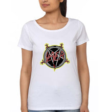 Load image into Gallery viewer, Slayer T-Shirt for Women-White-Ektarfa.online
