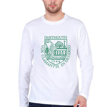Load image into Gallery viewer, Dartmouth College Full Sleeves T-Shirt for Men-White-Ektarfa.online
