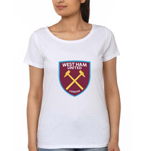 Load image into Gallery viewer, West-Ham T-Shirt for Women-White-Ektarfa.online
