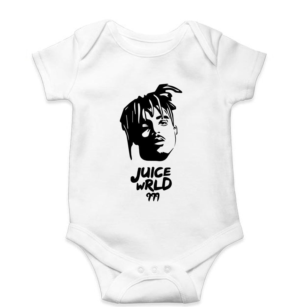 Juice WRLD Kids Romper For Baby Boy/Girl-White-Ektarfa.online