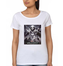 Load image into Gallery viewer, Moon Knight T-Shirt for Women-White-Ektarfa.online
