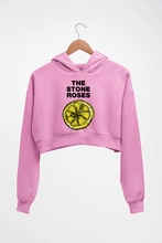 Load image into Gallery viewer, The Stone Roses Crop HOODIE FOR WOMEN-Light Baby Pink-Ektarfa.online
