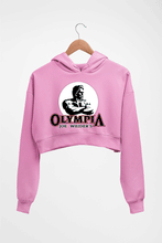 Load image into Gallery viewer, Olympia Crop HOODIE FOR WOMEN-Light Baby Pink-Ektarfa.online
