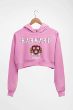 Load image into Gallery viewer, Harvard Crop HOODIE FOR WOMEN-Light Baby Pink-Ektarfa.online
