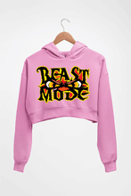 Load image into Gallery viewer, Gym Beast Crop HOODIE FOR WOMEN-Light Baby Pink-Ektarfa.online
