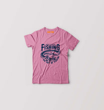 Load image into Gallery viewer, Fishing Kids T-Shirt for Boy/Girl-Pink-Ektarfa.online
