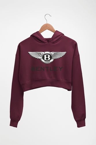 Bentley Crop HOODIE FOR WOMEN-Maroon-Ektarfa.online