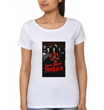 Load image into Gallery viewer, Thriller T-Shirt for Women-White-Ektarfa.online
