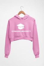Load image into Gallery viewer, Symbiosis Crop HOODIE FOR WOMEN-Light baby pink-Ektarfa.online
