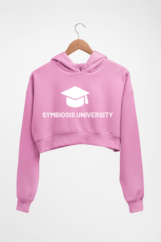 Symbiosis Crop HOODIE FOR WOMEN-Light baby pink-Ektarfa.online