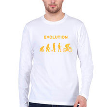 Load image into Gallery viewer, Cycling Full Sleeves T-Shirt for Men-White-Ektarfa.online
