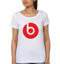 Load image into Gallery viewer, Beats T-Shirt for Women-White-Ektarfa.online
