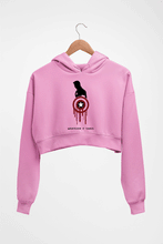 Load image into Gallery viewer, Captain America Superhero Crop HOODIE FOR WOMEN-Light Baby Pink-Ektarfa.online
