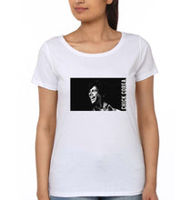 Load image into Gallery viewer, Chick Corea T-Shirt for Women-White-Ektarfa.online
