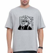Load image into Gallery viewer, Killua Zoldyck Oversized T-Shirt for Men-Grey-Ektarfa.online
