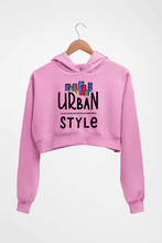 Load image into Gallery viewer, Urban Style Crop HOODIE FOR WOMEN-Light Baby Pink-Ektarfa.online
