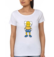 Load image into Gallery viewer, Kaws T-Shirt for Women-White-Ektarfa.online
