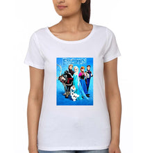 Load image into Gallery viewer, Frozen T-Shirt for Women-White-Ektarfa.online
