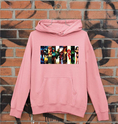 Superhero Unisex Hoodie for Men/Women-Light Pink-Ektarfa.online