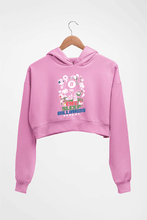 Load image into Gallery viewer, Billard Pool Crop HOODIE FOR WOMEN-Light Baby Pink-Ektarfa.online
