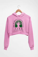 Load image into Gallery viewer, Tata Institute of Social Sciences (TISS) Crop HOODIE FOR WOMEN-Light baby pink-Ektarfa.online

