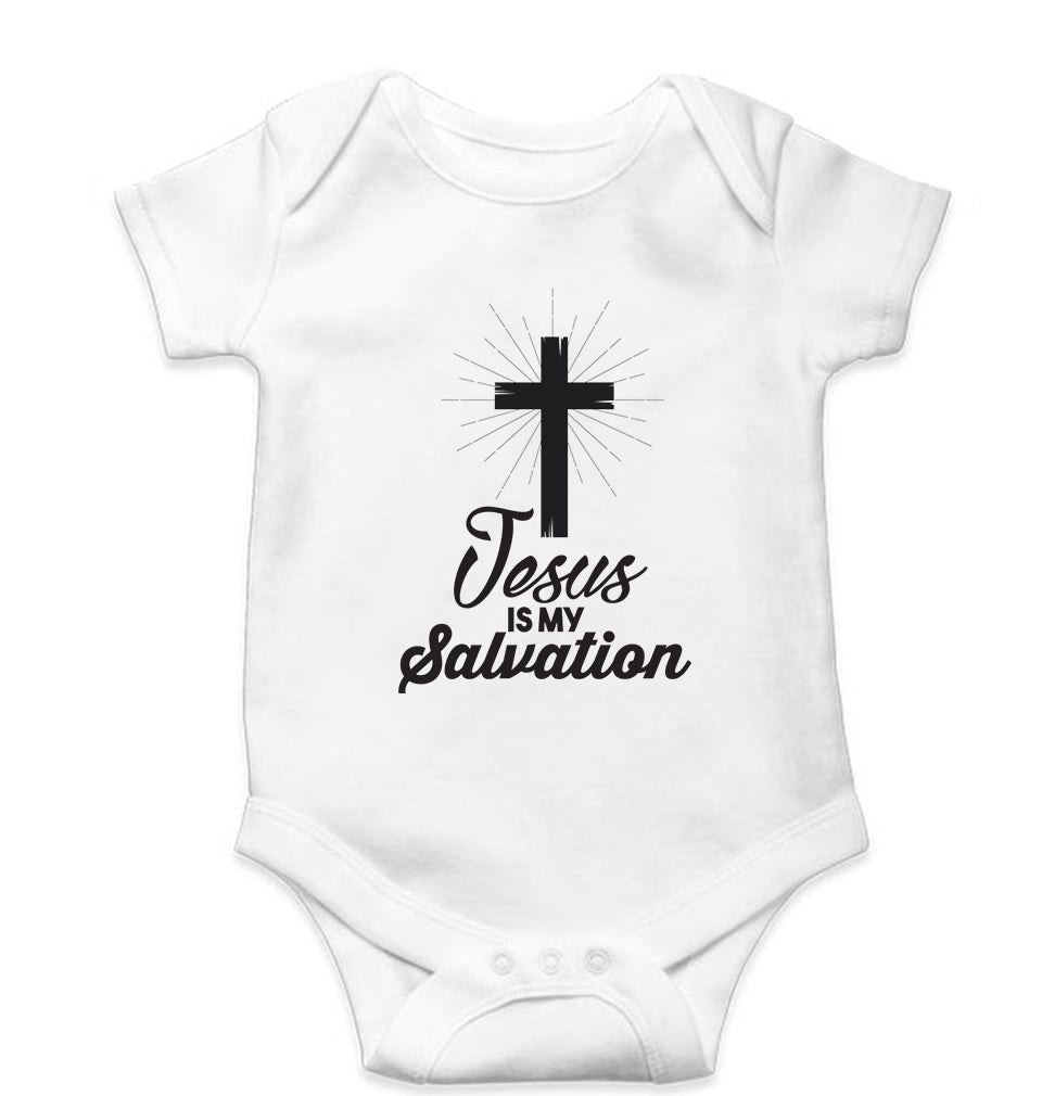 Jesus Kids Romper For Baby Boy/Girl-White-Ektarfa.online