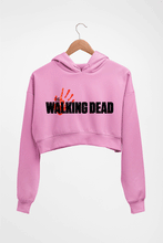 Load image into Gallery viewer, The Walking Dead Crop HOODIE FOR WOMEN-Light Baby Pink-Ektarfa.online

