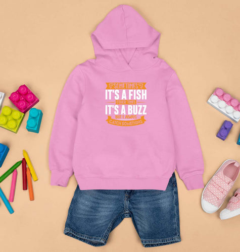 Fishing Kids Hoodie for Boy/Girl-Light Baby Pink-Ektarfa.online