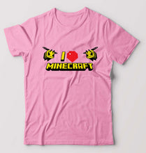 Load image into Gallery viewer, Love Minecraft T-Shirt for Men-Light Baby Pink-Ektarfa.online
