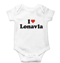 Load image into Gallery viewer, I Love Lonavla Kids Romper For Baby Boy/Girl-0-5 Months(18 Inches)-White-Ektarfa.online
