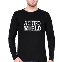 Load image into Gallery viewer, Astroworld Travis Scott Full Sleeves T-Shirt for Men-Black-Ektarfa.online

