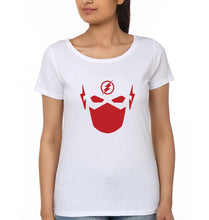 Load image into Gallery viewer, Flash Superhero T-Shirt for Women-White-Ektarfa.online
