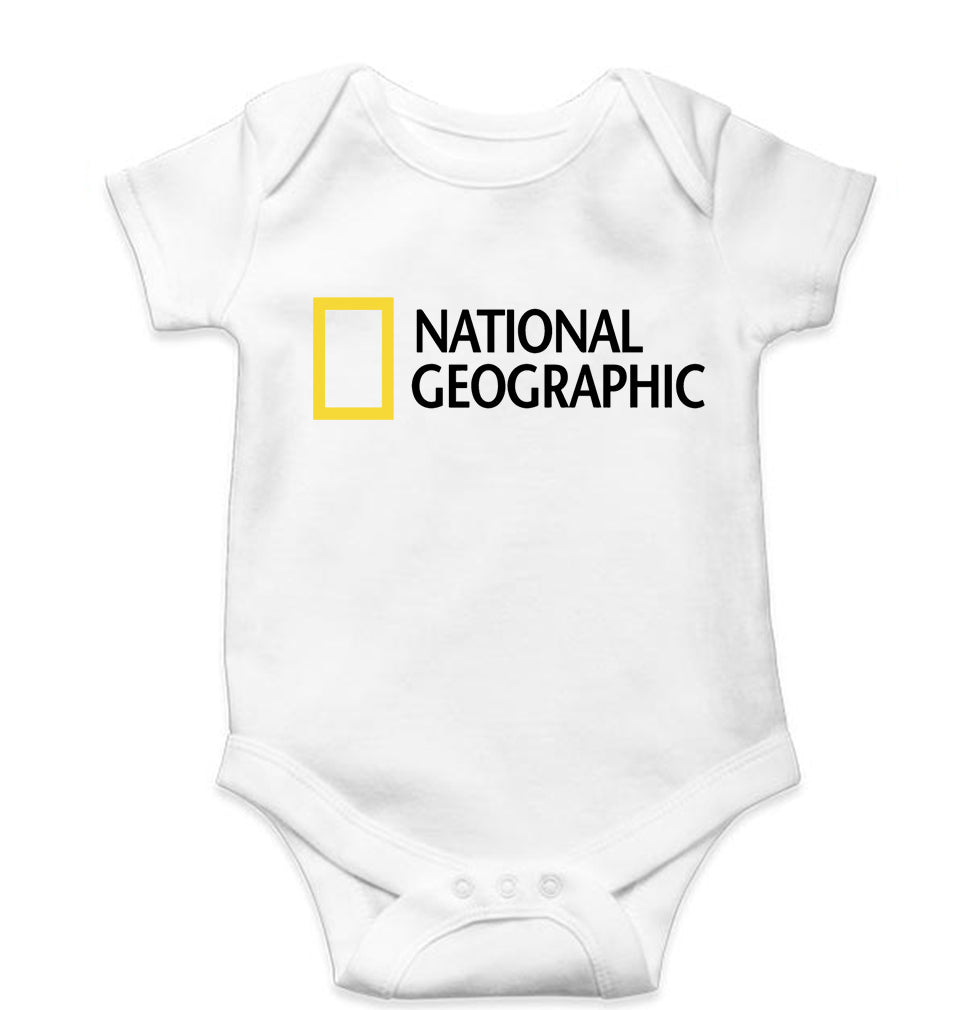 National geographic Kids Romper For Baby Boy/Girl-White-Ektarfa.online