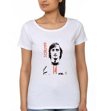 Load image into Gallery viewer, Johan Cruyff T-Shirt for Women-White-Ektarfa.online
