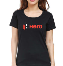 Load image into Gallery viewer, Hero MotoCorp T-Shirt for Women-Black-Ektarfa.online
