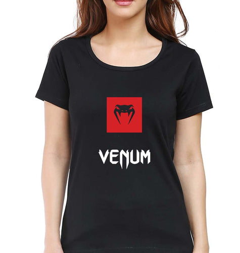 UFC Venum T-Shirt for Women-Black-Ektarfa.online