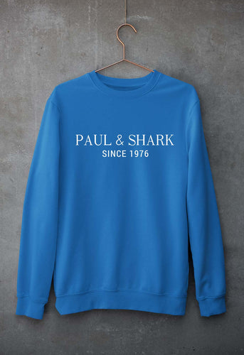 Paul & Shark Unisex Sweatshirt for Men/Women-Royal Blue-Ektarfa.online