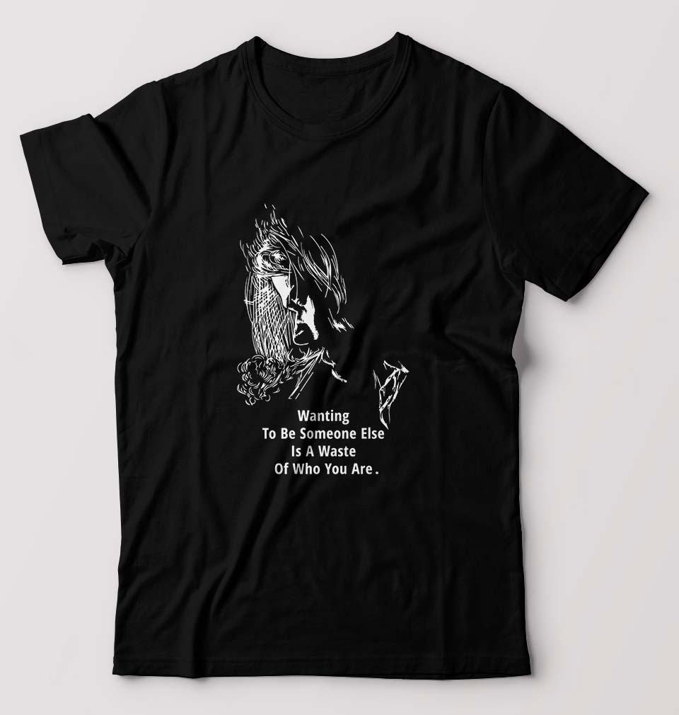Kurt Cobain T-Shirt for Men-Black-Ektarfa.online