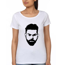 Load image into Gallery viewer, Virat Kohli T-Shirt for Women-White-Ektarfa.online
