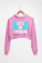 Load image into Gallery viewer, Swimming Crop HOODIE FOR WOMEN-Light Baby Pink-Ektarfa.online
