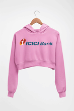 Load image into Gallery viewer, ICICI Bank Crop HOODIE FOR WOMEN-Light Baby Pink-Ektarfa.online

