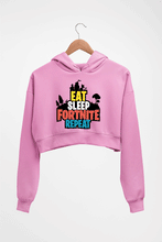 Load image into Gallery viewer, Fortnite Crop HOODIE FOR WOMEN-Light Baby Pink-Ektarfa.online
