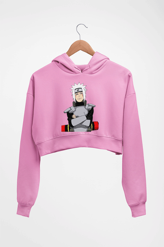 Jiraiya Crop HOODIE FOR WOMEN-Light Baby Pink-Ektarfa.online