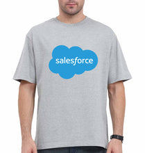 Load image into Gallery viewer, Salesforce Oversized T-Shirt for Men-Grey-Ektarfa.online
