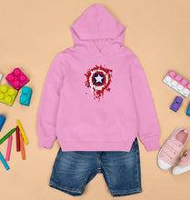 Load image into Gallery viewer, Captain America Shield Kids Hoodie for Boy/Girl-1-2 Years(24 Inches)-Light Baby Pink-Ektarfa.online
