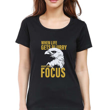 Load image into Gallery viewer, Eagle T-Shirt for Women-Black-Ektarfa.online
