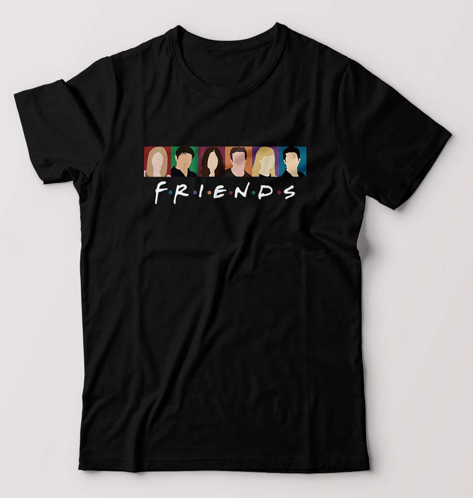 Friends T-Shirt for Men-Black-Ektarfa.online