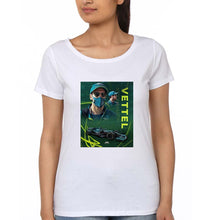 Load image into Gallery viewer, Sebastian Vettel F1 T-Shirt for Women-XS(32 Inches)-White-Ektarfa.online
