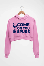 Load image into Gallery viewer, Tottenham Hotspur (Spurs) Crop HOODIE FOR WOMEN-Light Baby Pink-Ektarfa.online
